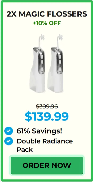 Miracle Smile Magic Flosser package price 